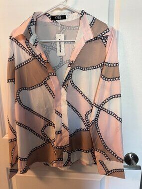 CBR Beautiful long sleeve blouse with tag, L